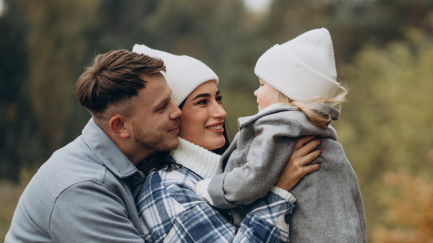 Family portrait - parents with child